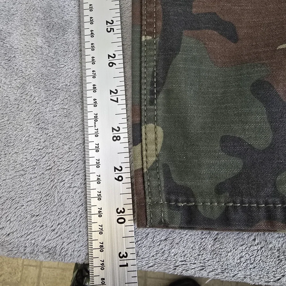 Levis Jeans Mens 46x30 Green Camo 541 Athletic Fit Casual Streetwear Grunge